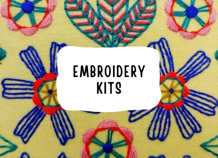 Embroidery Kits | collage