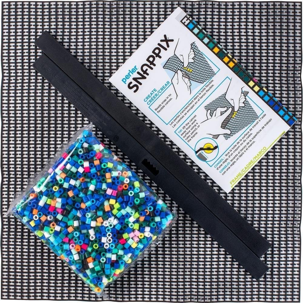 Perler beads on canvas hot sale