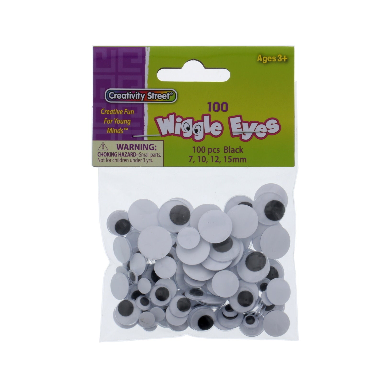 Googly Eyes Assorted Sizes 100 Pack