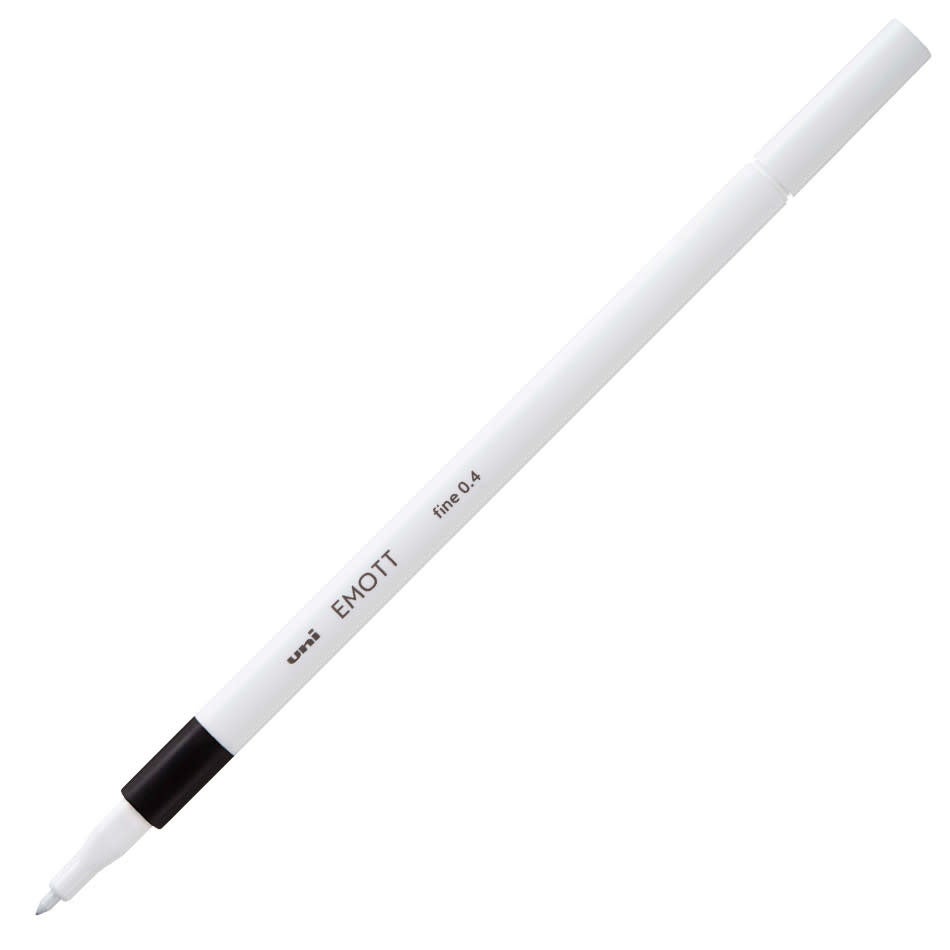 Uni Emott Fineliner Pen Sets 0.4mm Line Water-Resistant & Fadeproof Ink