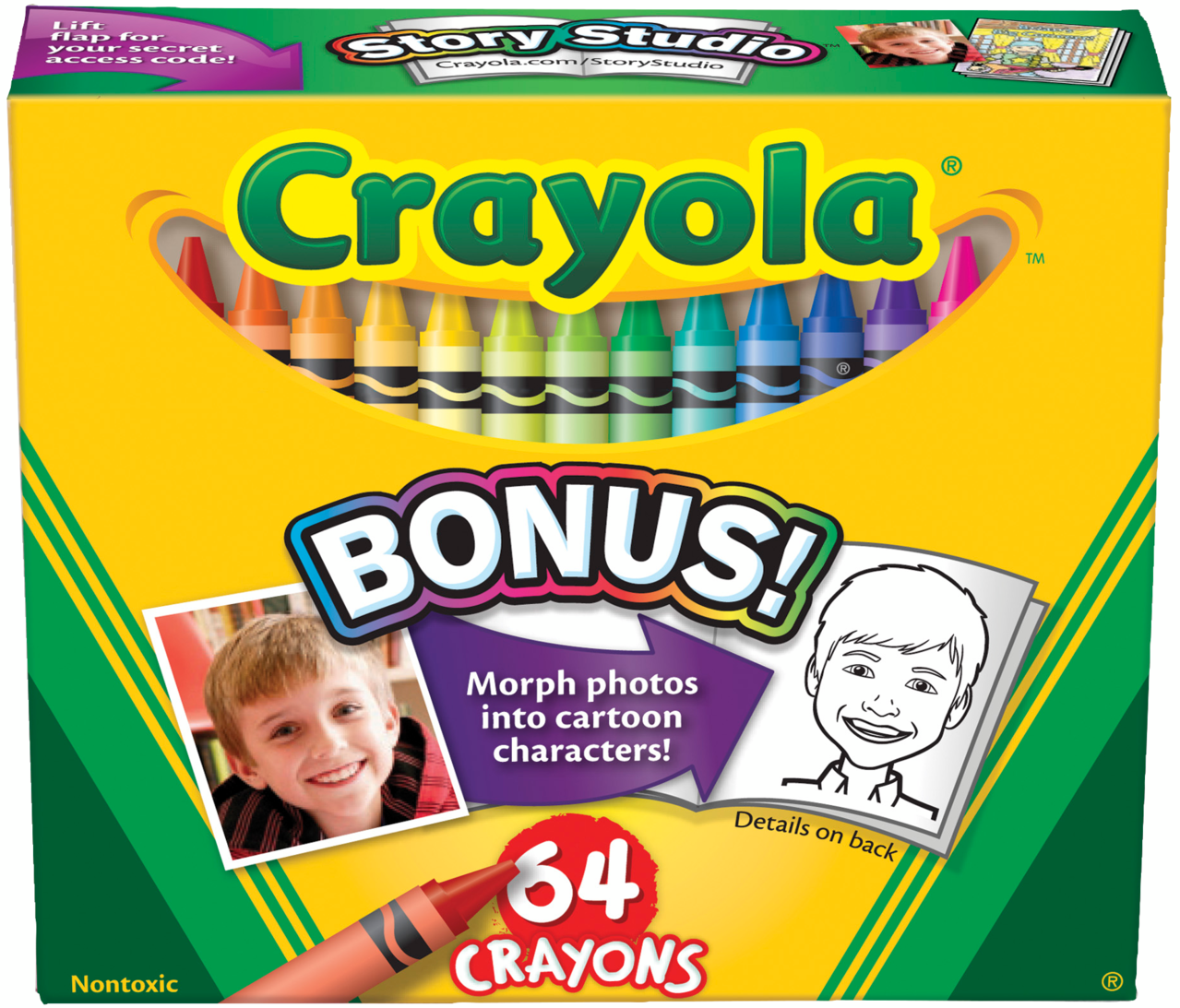 Crayola Crayons 64 Count Box