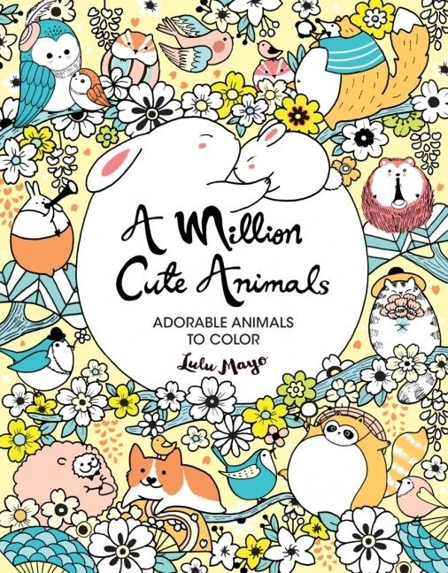 Coloring Book A Million Cute Animals | collage